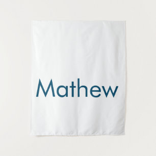 simple initial letter monogram add your name lett tapestry