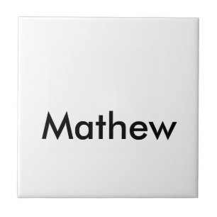simple initial letter monogram add your name lett  tile