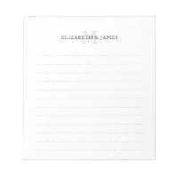 Simple Initial Monogram Couple Names Dotted Lines