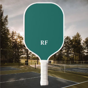 Simple Initials Pickleball Paddle