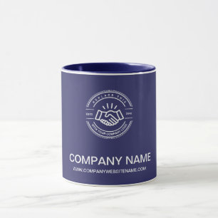 Simple Inside Colour Custom Promotional Brand Logo Mug