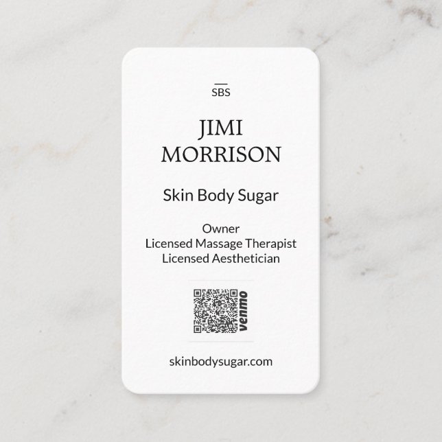 Simple Instagram Inspired Business Cards (Front)