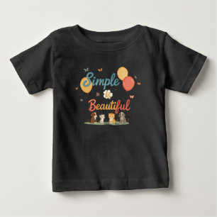 Simple is Beautiful Baby Fine Jersey T-Shirt
