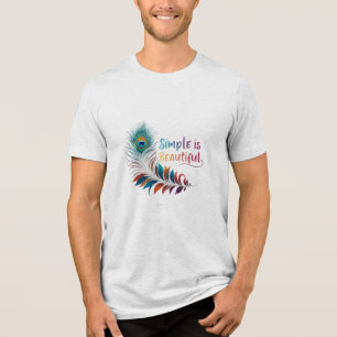 Simple is Beautiful - Bella+Canvas Tri-blend Shirt