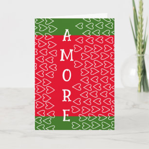 Simple Italian Valentine  Holiday Card
