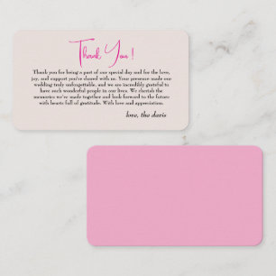 simple japanese cherry blossom thank you card