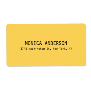 Simple Jaune Professionnel Contemporain Moderne