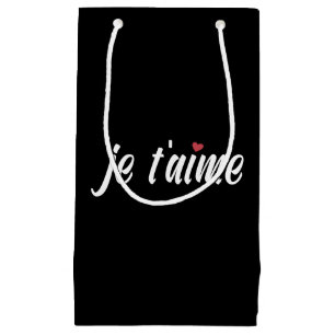 Simple je t'aime je t'aime Valentine Sac cadeau