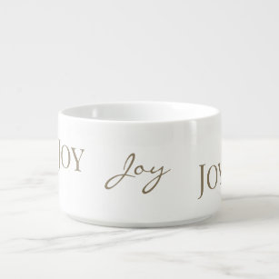 Simple "Joy" Mixed Font Chili Bowl