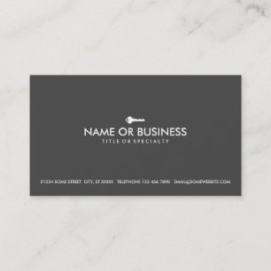 simple key business card
