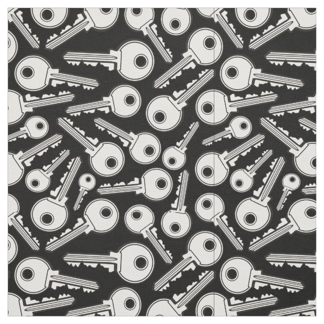 Simple Key Pattern Fabric (Swatch)