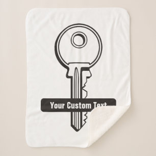 Simple Key Sherpa Blanket