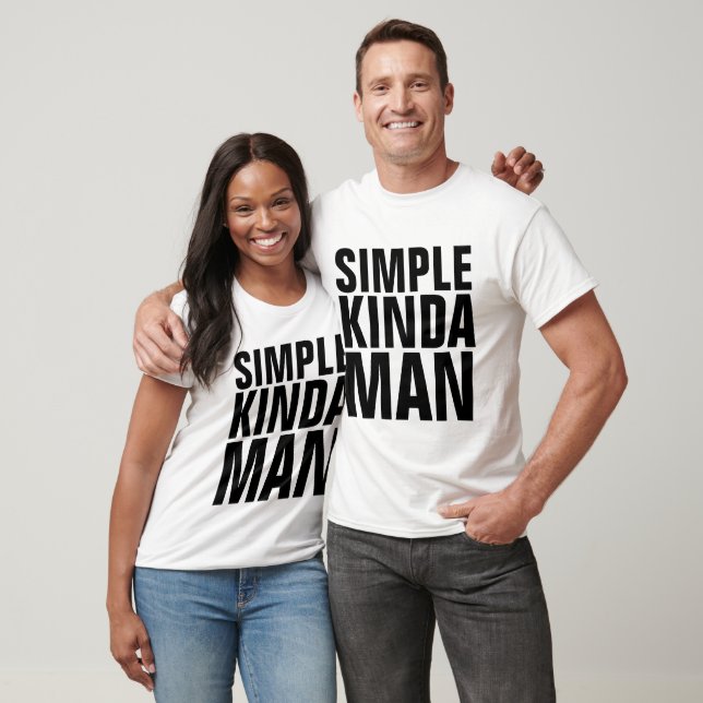 SIMPLE KINDA MAN Vintage Men's T-Shirts (Unisex)