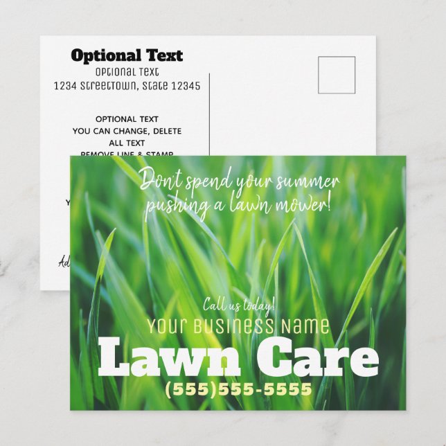 Simple Landscaping Marketing Postcard (Front/Back)
