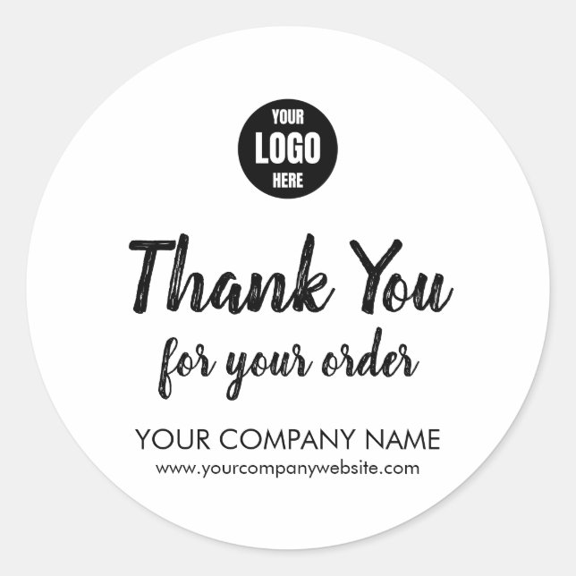 Simple Landscaping Thank You Sticker  (Front)