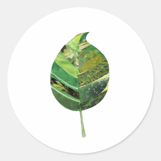 Simple Leaf Sticker (Front)