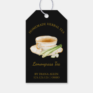 Simple Lemongrass Tea Hang Tag