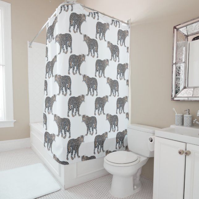 Simple Leopard Animal White Pattern (In Situ)