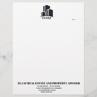 simple letter head design. letterhead