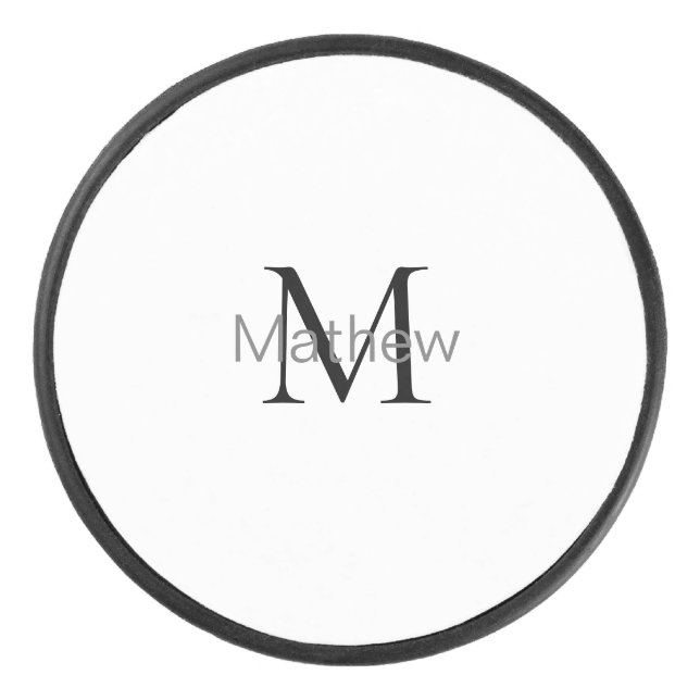 simple lettre initiale monogramme ajouter votre no (Devant)