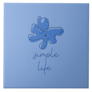 Simple Life Minimalism Ceramic Tile