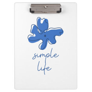 Simple Life Minimalism Clipboard