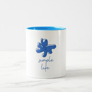Simple Life Minimalism Two-Tone Coffee Mug