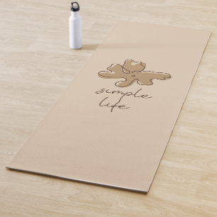 Simple Life Minimalism Yoga Mat