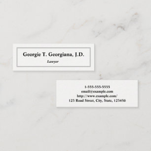 Simple, Light, Clean & Professional Business Card