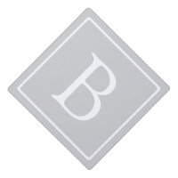 Simple Light Grey Monogram