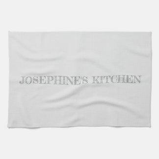 Simple Light Grey Personalized Modern Chic Kitchen Towel