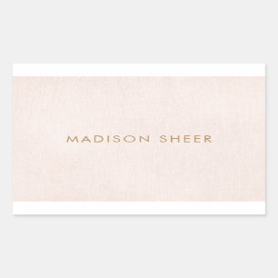 Simple, Light Pink Stylish Minimalist Sticker