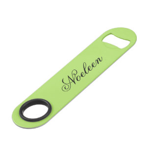 Simple lime colour custom name bar key