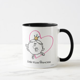 Simple Little Miss Princess   Pink Heart Mug