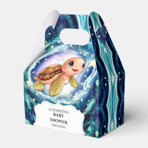 Simple Little Turtle Baby Shower Favor Box
