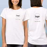 Simple Logo and Text Business Crest and Back