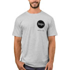 Simple Logo and Text Business T-Shirt