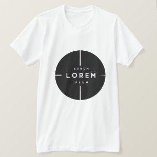 Simple Logo and Text Business T-Shirt – Minimal
