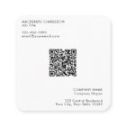 Simple Logo and Text QR Code