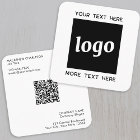 Simple Logo and Text QR Code