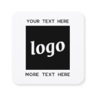 Simple Logo and Text QR Code
