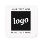 Simple Logo and Text QR Code