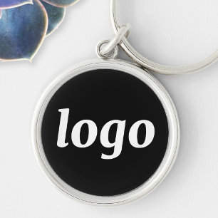 Simple Logo Branding Promotional Business Keychain