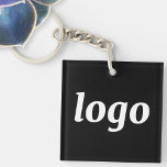 Simple Logo Branding Promotional Business Keychain<br><div class="desc">Showcase your brand with this sleek, minimalist logo design for professional visibility. Featuring a clean layout that highlights your logo, it’s ideal for offices, corporate events, trade shows, conferences, and everyday brand presence. A simple, polished way to keep your branding front and center. Minimalist and professional. Great for employee branding,...</div>