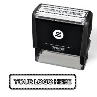Simple Logo Business Branding Self-inking Stamp