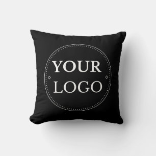 Simple Logo Business Corporate Company  Throw Pillow
