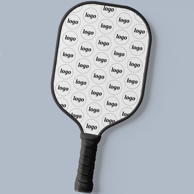 Simple Logo Business Pattern Promotional Pickleball Paddle (Logo pattern business promotional pickleball paddle)