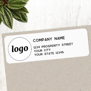 Simple Logo Company Return Address