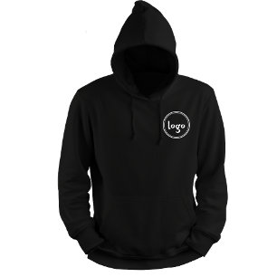 Simple Logo Crest Promotional Business  Hoodie