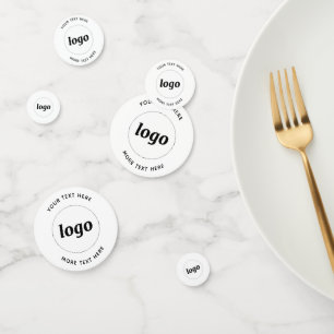 Simple Logo Custom Text Business Promotional Confetti